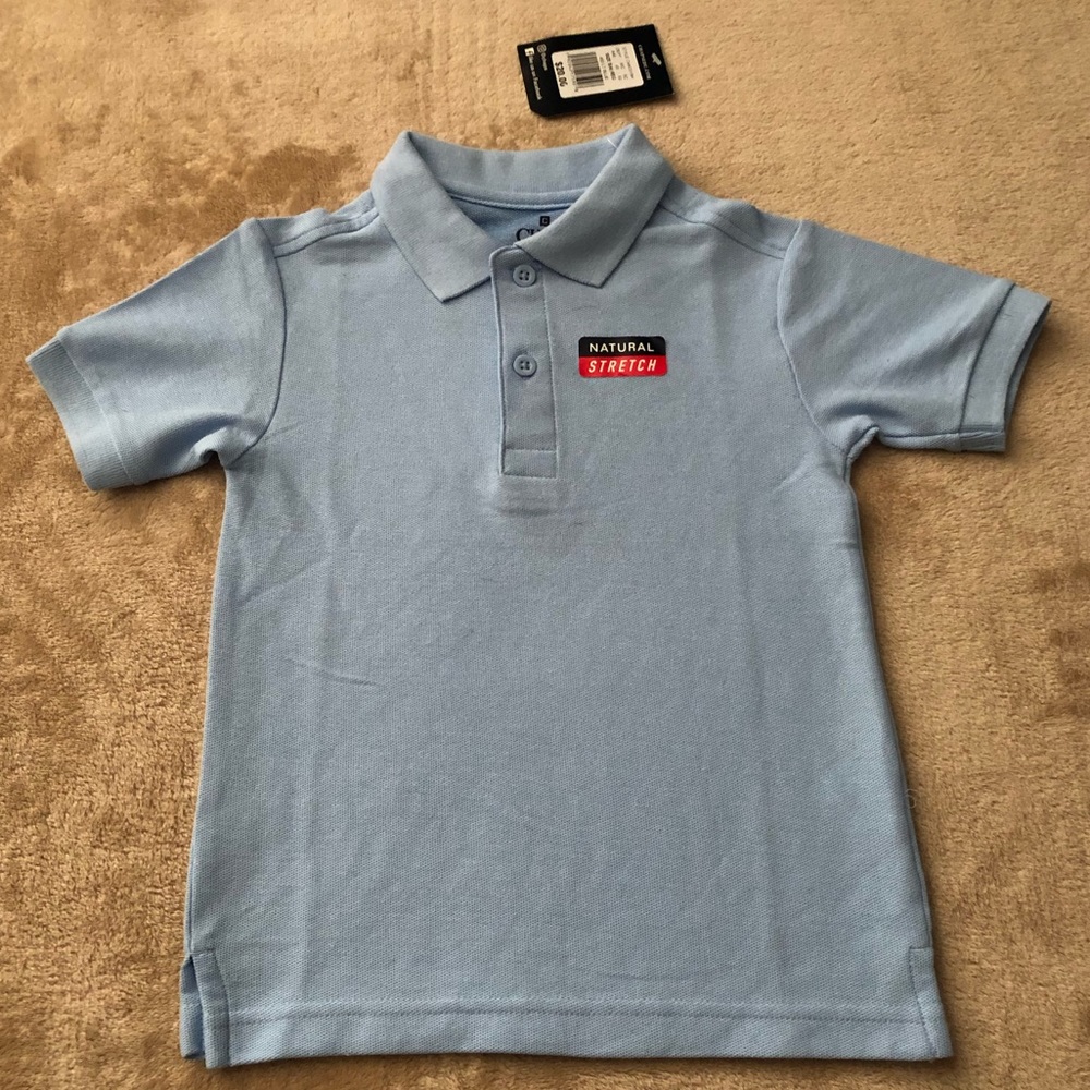Boys light blue polo